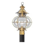 Livex Lighting Harbor Outdoor Post Head Flemish Aged Brass. Fixed Price $377.02.