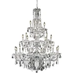 Elegant Lighting V2015G36C/RC St. Francis Foyer Pendant Chrome. Fixed Price $1432.00.