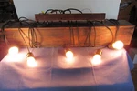 Renwil Creswell 5 Light Pendant Ceiling Oil Rubbed Bronze, Edison Bulbs. Fixed Price $244.97.