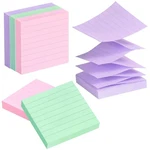 Lined Pop Up 3X3 Inch, 6 Pack Accodian Stlye Self-sticky Notes Wi.... Fixed Price $16.93.