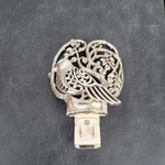 Brighton Bird And Flowers Night Light Silver Plug In Wall Decor Traditional. Fixed Price $19.99.