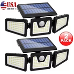 Led Motion Sensor Solar Lights 2 Pack Outdoor IP65 Waterproof Security Lamp. Fixed Price $18.99.