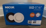 Nicor Ixd 5/6" White Cct Housing Required Led Recessed Light 12-PACK. Fixed Price $44.95.