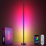Oiyn Smart Rgbicw Led Corner Floor Lamp - 16 Million Diy Colors, 68+ Scenes, .... Fixed Price $47.07.