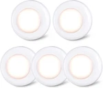 Push Tap Light, 2.8 Mini Night Touch Led Puck Lamp, Portable Under Cabinet. Fixed Price $13.99.