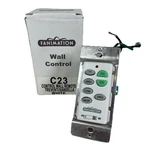 Fanimation C23 Ceiling Remote Wall Control Dual Light Regency 2WWCD - White. Fixed Price $43.75.