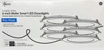 (6 Led Wafers) Ge Cync Inch Pro Pack Smart Downlight, Tunable. Fixed Price $79.77.