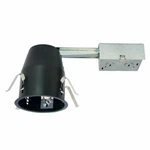 EL99RA Elco 4" Remodel Housing With Adjustable Lampholder Black. Fixed Price $14.99.