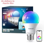 Linkind A19 Matter Smart Bulb 4PK - Color Changing, 9W, 800LM, E26 New. Fixed Price $23.81.