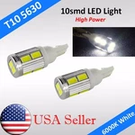 White Led Parking Lights 2 Pcs T10 W5W 10-SMD-5730 Super Bulbs. Fixed Price $9.60.