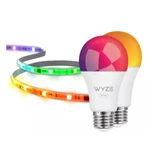 Wyze Smart Lighting Kit 16.4 Ft. Color-changing Led Strip 2 A19 Bulb. Fixed Price $31.99.