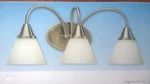Nib Nice Kichler 24" 3-LITE Led Bathroom Vanity Light (satin Nickel Finish). Fixed Price $129.95.