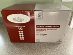 New Globe Electric In. White Dimmable Recessed Lighting Kit 10-PK 90540 B110. Fixed Price $75.00.