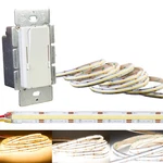 24V Cct Cob Led Strip 2700K - 6500K + Ul 96W Wall Rocker Dimmer Switch Driver. Fixed Price $142.99.