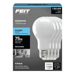Feit Electric A19 Led Bulb, 75W Equivalent, 5000K Daylight, Dimmable, 1100. Fixed Price $18.95.