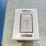 Fanimation CWRL4LA Wall Control W/ Learn Receiver 3-SPEED Light Almond. Fixed Price $47.69.