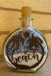 Beach Lovers Led Patio Table Bedroom Night Light Glass Jar Wine Cork. Fixed Price $19.99.