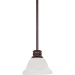 Nuvo Empire 1 Light 7" Mini Pendant W/ Hang Straight Canopy 60-366. Fixed Price $63.99.