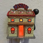 Forever Gifts Casino Night Light Ceramic Building Home Decor Flicker Bulb. Fixed Price $9.09.