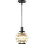 Maxim Lighting 11541BKBUB Heirloom Mini Pendant Black/burnished Brass. Fixed Price $68.61.