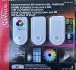 Sunbeam 710114 Color Changing Power Failure Night Light New 3 Pack Sealed. Fixed Price $84.99.