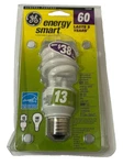 Ge Energy Smart 13 Watt Fluorescent Light Bulb 2 Pack New. Fixed Price $10.79.
