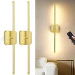 Kunruitai Battery Operated Wall Sconces Set Of 2 Rechargeable Led Lights Go. Fixed Price $102.28.