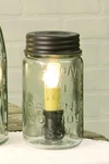 Colonial Tin Works Mason Lamp With Pint Jar, Clear. Fixed Price $41.02.