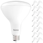 Sunco 16 Pack BR40 Led Bulbs, Indoor Flood Lights, Recessed Can. Fixed Price $123.03.