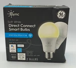 Cync By Ge Direct Connect Soft White Smart Led Light Bulbs A19 (2-PACK). Fixed Price $19.99.