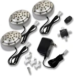Westek LED30KBAM Slimline Puck Silver Electric Light, 3-PACK Kitchen Cabinet. Fixed Price $16.00.