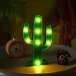 Led Cactus Night Lights (4-PACK) Cute Table Lamps For Bedroom, Party, Home. Fixed Price $8.97.