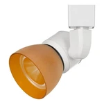 Benjara 10W Integrated Led Track Fixture With Polycarbonate Head- Orange & White. Fixed Price $109.99.