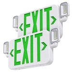 Sitisfi Led Combo Emergency Exit Sign Two Adjustable Head Lights And. Fixed Price $89.64.