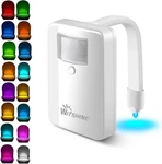 Toilet Night Light With Motion Activated Sensor, 16 Colors Led Stuff White. Fixed Price $14.52.