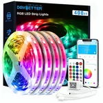 Daybetter Led Strip Lights 400FT (4 Rolls Of 100FT), Color Changing St.... Fixed Price $64.60.
