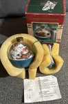 Vintage 1988 Enesco Winter Wonders Alpine Village Motion/ Lights Ornament New. Fixed Price $17.99.