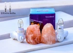 Himalayan Pink Salt Natural Hand-carved Crystal Rock Lamp Night Light 2 Pack. Fixed Price $34.20.