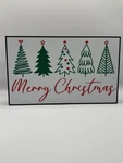 Merry Christmas Four Tree Light Up Led Neon Sign Usb Power Cord. Fixed Price $39.99.