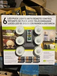 Capstone Led Puck Light With Remote (some Of The Batteries Are Busted). Fixed Price $24.99.