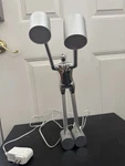 Metal Human Person Body Table Lamp 16 Led Arms 2 Max. Fixed Price $60.00.
