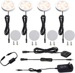 Under Cabinet Led Puck Lights Kit With Touch Dimming Switch For Ambiance. Fixed Price $22.99.