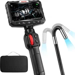 Mini Borescope Camera With Light, 5" Hd Screen & 6.5FT Flexible Cable. Fixed Price $198.99.