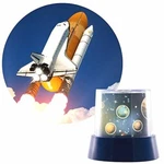 Projectables 30272 Space Shuttle Led Night Light, Battery Operated, Wall-to-ceil. Fixed Price $17.20.