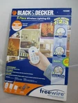 Black & Decker 5 Piece Wireless Indoor Outdoor Lighting Kit FW3000 Freewire. Fixed Price $14.00.