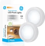Ge Touch Activated Led Puck Lights, 20 Lumens, White, 25434. Fixed Price $19.32.