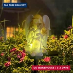 Qh & Garden Angel Solar - Led Waterproof Virgin Mary Statue Lights. Fixed Price $25.48.