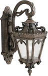 Tournai 18 Outdoor Wall Light, Clear Seeded Glass, Londonderry Finish. Fixed Price $499.99.