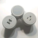 Globe Flexigon Wall Tap (2) 3.1A Usb Ports, Dusk-dawn Led Night Light 3000K. Fixed Price $8.48.