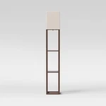 Shelf Floor Lamp Brown - Threshold. Fixed Price $29.74.